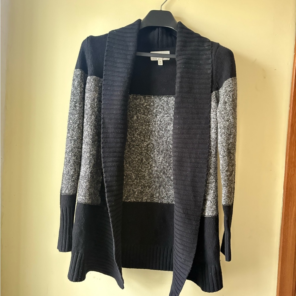 Ruby Moon Black and Gray Cardigan